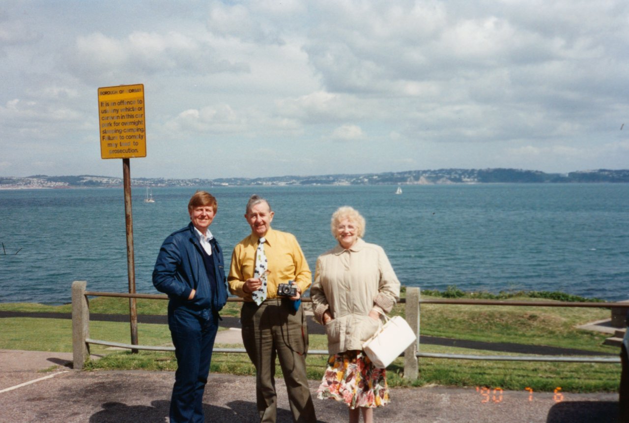 AandM with his parents July 1998 3